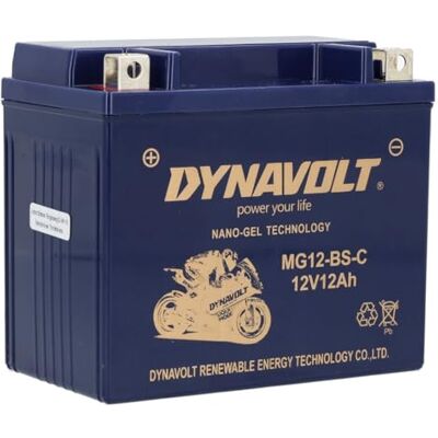 Dynavolt NANO-GEL MG12-BS-C Motorradbatterie 12V 12Ah 305A. Ersetzt YTX12-BS. Maße: 150x86x130mm. Wartungsfreie Motorradbatterien mit Nano-Gel-Technologie. Ideal für Rennmotorräder Dynavolt NANO-GEL MG12-BS-C Motorradbatterie 12V 12Ah 305A. Ersetzt YTX12-BS. Maße: 150x86x130mm. Wartungsfreie Motorradbatterien mit Nano-Gel-Technologie. Ideal für Rennmotorräder