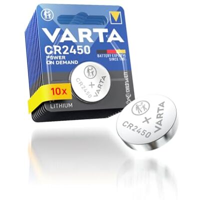 VARTA C2450 Lithium Knopfzelle - Leistung auf Abruf VARTA C2450 Lithium Knopfzelle - Leistung auf Abruf