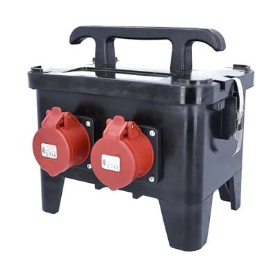 as - Schwabe as Schwabe Mobiler Baustromverteiler CEE 16 A 400 V, 4x T23 IP55, 2x CEE 16 A, FI 40A/30mA, IP44 spritzwassergeschützt as - Schwabe as Schwabe Mobiler Baustromverteiler CEE 16 A 400 V, 4x T23 IP55, 2x CEE 16 A, FI 40A/30mA, IP44 spritzwassergeschützt