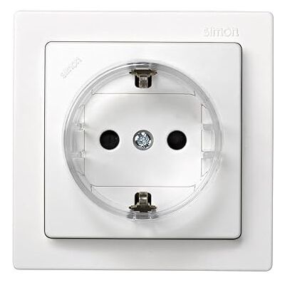 Simon Brico G7343250 Steckdose 2p+tt weiß mit Kinderschutz Simon Brico G7343250 Steckdose 2p+tt weiß mit Kinderschutz