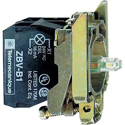 Schneider CUERPO PULS.LUM.LED 120V "NC" BLANCO Schneider CUERPO PULS.LUM.LED 120V "NC" BLANCO