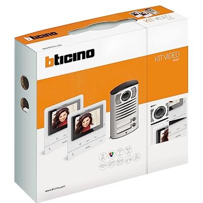 Bticino Kit Videocitofono Bifamiliare Linea 2000 Classe 100 V16B 364622 Bticino Kit Videocitofono Bifamiliare Linea 2000 Classe 100 V16B 364622
