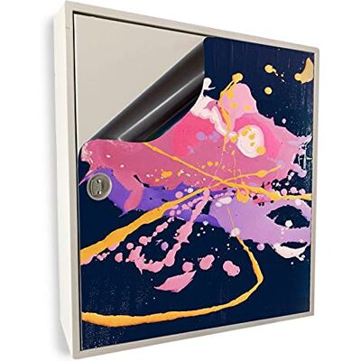 Smagnon Stromkasten Magnet Bild Deko Stromverteiler Sicherungskasten Hager Motiv Farbklecks, Stromkasten Höhe:35 cm, Stromkasten Breite:35 cm Smagnon Stromkasten Magnet Bild Deko Stromverteiler Sicherungskasten Hager Motiv Farbklecks, Stromkasten Höhe:35 cm, Stromkasten Breite:35 cm