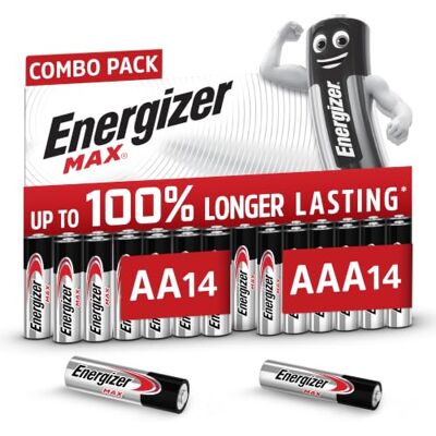 Energizer Max AA AAA Batterien - Alkalisch - 28er Pack - Batterie Energizer Max AA AAA Batterien - Alkalisch - 28er Pack - Batterie