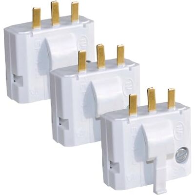 Tibelec 418500 DCL-Stecker, 2-polig mit Erdung, 3 Stück Tibelec 418500 DCL-Stecker, 2-polig mit Erdung, 3 Stück