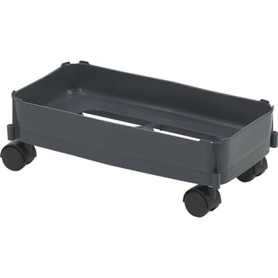 Graf Fahrwagen Mehrzweck-Behälter 60 Liter dunkelgrau weiche Rollen für harte Böden Graf Fahrwagen Mehrzweck-Behälter 60 Liter dunkelgrau weiche Rollen für harte Böden