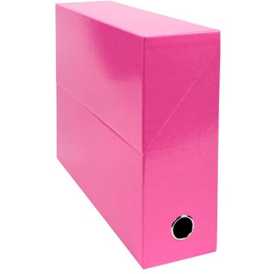 Exacompta 89924E 1 Iderama Transferbox aus durchgefärbtem Papier Rücken 90 mm Metallöse Für Format A4 Abmessungen 25,5 x 34 x 9 cm Farbe rosa Wird montiert geliefert Exacompta 89924E 1 Iderama Transferbox aus durchgefärbtem Papier Rücken 90 mm Metallöse Für Format A4 Abmessungen 25,5 x 34 x 9 cm Farbe rosa Wird montiert geliefert
