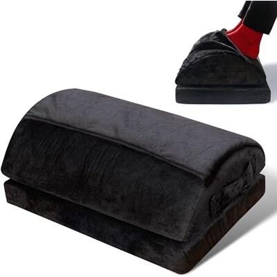 Björn&Schiller Ergonomische Fußstütze, höhenverstellbare warme Fußstütze mit integrierter Fußtasche, orthopädisches Kissen, ideal für Büro, Büro und Home Office Björn&Schiller Ergonomische Fußstütze, höhenverstellbare warme Fußstütze mit integrierter Fußtasche, orthopädisches Kissen, ideal für Büro, Büro und Home Office