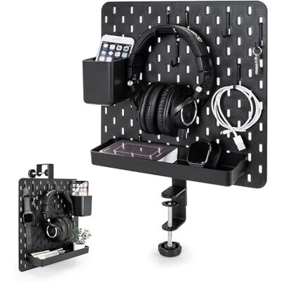 EHO Klemmbare Schreibtisch-Stecktafel, 34,3 x 35,6 cm, Sichtschutz-Trennwand, Schreibtisch-Trennwand, kein Bohren, Schreibtisch-Organizer, Kombinations-Stecktafel für Büro, Gaming, Zuhause, Pflanzen, EHO Klemmbare Schreibtisch-Stecktafel, 34,3 x 35,6 cm, Sichtschutz-Trennwand, Schreibtisch-Trennwand, kein Bohren, Schreibtisch-Organizer, Kombinations-Stecktafel für Büro, Gaming, Zuhause, Pflanzen,