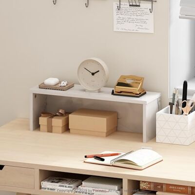 Furinno Classic Schreibtisch-Organizer und Zubehör, 46 cm Schreibtisch-Organizer, Desktop-Organizer, für Bürobedarf, Schreibtischzubehör, Marmorweiß Furinno Classic Schreibtisch-Organizer und Zubehör, 46 cm Schreibtisch-Organizer, Desktop-Organizer, für Bürobedarf, Schreibtischzubehör, Marmorweiß