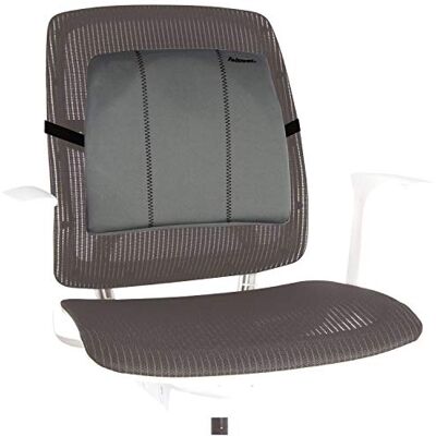 Fellowes 9190901 Smart Suites Slimline Rückenstütze, Graphit Fellowes 9190901 Smart Suites Slimline Rückenstütze, Graphit