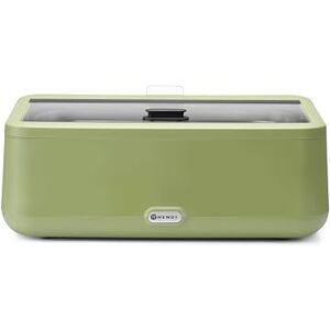 HENDI Chafing Dish, Uniq, Grün mit GN1/1 Behälter, integrierter Glasdeckel, Temperaturbereich: von 35° bis 85°C, Warmhaltebehälter, Buffetwärmer, 12,5L, 220V/700W, 607x402x(H)250mm, Edelstahl, PP HENDI Chafing Dish, Uniq, Grün mit GN1/1 Behälter, integrierter Glasdeckel, Temperaturbereich: von 35° bis 85°C, Warmhaltebehälter, Buffetwärmer, 12,5L, 220V/700W, 607x402x(H)250mm, Edelstahl, PP
