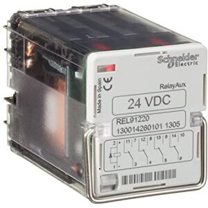 Schneider Electric RelayAux – Instant Trip Relay – 4 C/O – Pickup Time < 8 ms – 24 V DC Schneider Electric RelayAux – Instant Trip Relay – 4 C/O – Pickup Time < 8 ms – 24 V DC