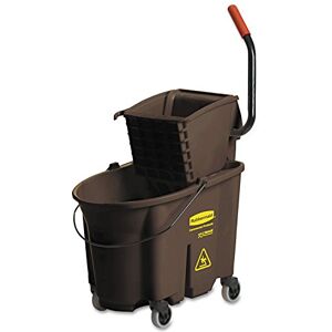 Rubbermaid Commercial Products Rubbermaid WaveBreak Seitenpresse, 35 Quart, braun, 1 Rubbermaid Commercial Products Rubbermaid WaveBreak Seitenpresse, 35 Quart, braun, 1