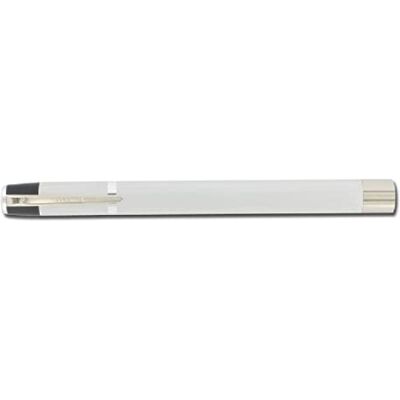 GIMA Professionelle Stiftleuchte Argenta, deutsche Qualität, Glühbirne, Diagnostikleuchte, aus eloxiertem Aluminium, Silberfarbe, Ein/Aus-Schalten durch Taschenclip GIMA Professionelle Stiftleuchte Argenta, deutsche Qualität, Glühbirne, Diagnostikleuchte, aus eloxiertem Aluminium, Silberfarbe, Ein/Aus-Schalten durch Taschenclip