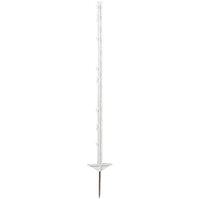 Kerbl 20 Kunststoffpfähle mit Doppeltritt 443493 156cm Höhe weiß 5 x Seil + 3 x Band Kerbl 20 Kunststoffpfähle mit Doppeltritt 443493 156cm Höhe weiß 5 x Seil + 3 x Band