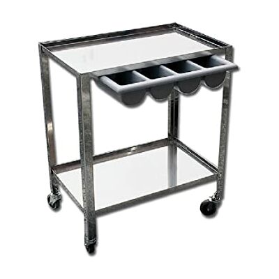 GIMA 27430 Edelstahl Chariot, 70 cm L x 50 cm W x 82 cm H GIMA 27430 Edelstahl Chariot, 70 cm L x 50 cm W x 82 cm H