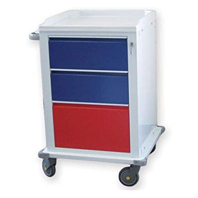 GIMA 45604 Stahl lackiert Wagen Modular, 2 Schubladen Medi und 1 groß, 67 cm Länge x 63 cm Breite x 104 cm Höhe GIMA 45604 Stahl lackiert Wagen Modular, 2 Schubladen Medi und 1 groß, 67 cm Länge x 63 cm Breite x 104 cm Höhe