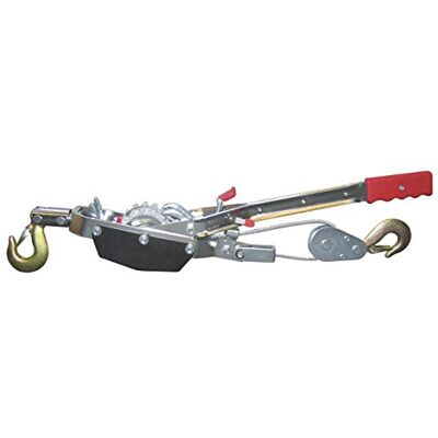 Kerbl works Ratschen-Seilzug Hand Power Puller, Handseilzug, 2 t Seilzug mit Ratsche, Stahl, Bruchlast 2 t, Seillänge 3 m mit automatischer Bremse und um 360° drehbarem Stahlhaken Kerbl works Ratschen-Seilzug Hand Power Puller, Handseilzug, 2 t Seilzug mit Ratsche, Stahl, Bruchlast 2 t, Seillänge 3 m mit automatischer Bremse und um 360° drehbarem Stahlhaken