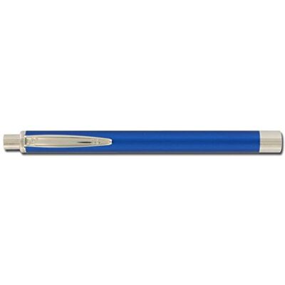 GIMA Professionelle Stiftleuchte Elegance, deutsche Qualität, Glühbirne, Diagnostikleuchte, aus eloxiertem Aluminium, Blau, Ein/Aus-Schalten durch Druckknopf GIMA Professionelle Stiftleuchte Elegance, deutsche Qualität, Glühbirne, Diagnostikleuchte, aus eloxiertem Aluminium, Blau, Ein/Aus-Schalten durch Druckknopf