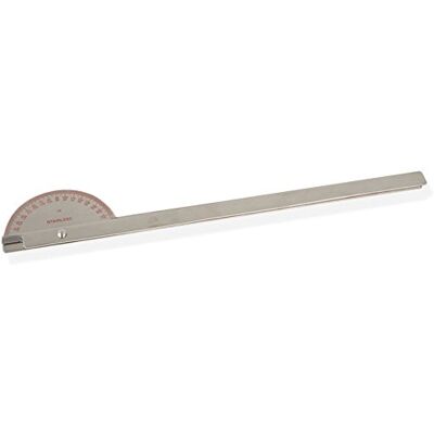 GIMA 180°-Robinson Goniometer, aus rostfreiem Edelstahl, in cm und Zoll, 17,5 cm 7 GIMA 180°-Robinson Goniometer, aus rostfreiem Edelstahl, in cm und Zoll, 17,5 cm 7