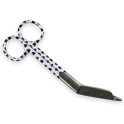 GIMA Lister-Verbandschere für Krankenpfleger, Spuren-Fantasie, aus rostfreiem Stahl, seidenglänzend und pulverbeschichtet, Länge 14 cm, zum professionellen Gebrauch GIMA Lister-Verbandschere für Krankenpfleger, Spuren-Fantasie, aus rostfreiem Stahl, seidenglänzend und pulverbeschichtet, Länge 14 cm, zum professionellen Gebrauch