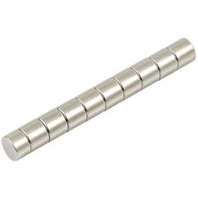 first4magnets Ultrahoher Leistung N52 Neodym Magnet 10mm Durchmesser x 5mm Dick 3,2kg Zug Pack von 10 first4magnets Ultrahoher Leistung N52 Neodym Magnet 10mm Durchmesser x 5mm Dick 3,2kg Zug Pack von 10