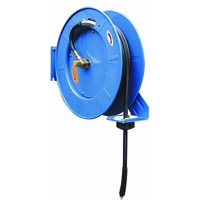 Planeta G40013 Schlauchaufroller, TYP L-809-103, 10 m Gummischlauch, 3/8 Zoll Anschluß, DN 9 für Wasser und Luft, Druck maximal 20 bar Planeta G40013 Schlauchaufroller, TYP L-809-103, 10 m Gummischlauch, 3/8 Zoll Anschluß, DN 9 für Wasser und Luft, Druck maximal 20 bar
