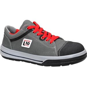 ELTEN Sicherheitsschuhe VINTAGE Pirate Low ESD S3, Herren, Leder, Stahlkappe, leicht, sportlich, Grau/Schwarz, Größe: 44 ELTEN Sicherheitsschuhe VINTAGE Pirate Low ESD S3, Herren, Leder, Stahlkappe, leicht, sportlich, Grau/Schwarz, Größe: 44