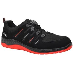 ELTEN Sicherheitsschuhe MADDOX BOA black-red Low ESD S3, Herren, Textil, Stahlkappe, leicht, sportlich, Schwarz/Rot, Größe: 44 ELTEN Sicherheitsschuhe MADDOX BOA black-red Low ESD S3, Herren, Textil, Stahlkappe, leicht, sportlich, Schwarz/Rot, Größe: 44