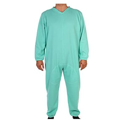 GIMA Anti-Manipulations-Anzug, Sanitär Pyjama-Anzug für ältere Menschen und Patienten, Reißverschlussöffnung hinten, Wabenjersey, doppelt verstärkter Schritt, Größe S, grüne Farbe, Made in Italy GIMA Anti-Manipulations-Anzug, Sanitär Pyjama-Anzug für ältere Menschen und Patienten, Reißverschlussöffnung hinten, Wabenjersey, doppelt verstärkter Schritt, Größe S, grüne Farbe, Made in Italy