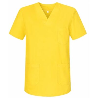 MISEMIYA Medizinische Uniformen Unisex Top Krankenschwester Krankenhaus Berufskleidung Small, Gelb MISEMIYA Medizinische Uniformen Unisex Top Krankenschwester Krankenhaus Berufskleidung Small, Gelb