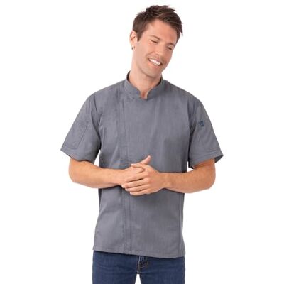 Chef Works Herren Springfield Chef Mantel Blau Klein Chef Works Herren Springfield Chef Mantel Blau Klein