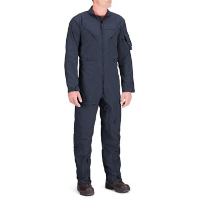 Propper Herren-Overall, Polyester-Baumwoll-Twill, 27/P-Flugpersonal, Dunkles Marineblau, X-Large Propper Herren-Overall, Polyester-Baumwoll-Twill, 27/P-Flugpersonal, Dunkles Marineblau, X-Large