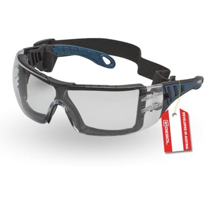 Gebol Schutzbrille Safety Guard, UV-A/B Filter, Seitenschutz, Gummiband Gebol Schutzbrille Safety Guard, UV-A/B Filter, Seitenschutz, Gummiband