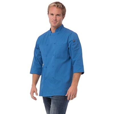 Chef Works Unisex Jlclblum Kochjacke, Blau, M EU Chef Works Unisex Jlclblum Kochjacke, Blau, M EU