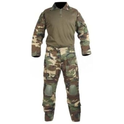 DELTA TACTICS COMBAT UNIFORM WOODLAND XL DELTA TACTICS COMBAT UNIFORM WOODLAND XL