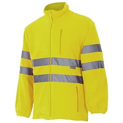 VELILLA 181 Warnschutz-Fleecejacke, neongelb, Größe 3XL VELILLA 181 Warnschutz-Fleecejacke, neongelb, Größe 3XL
