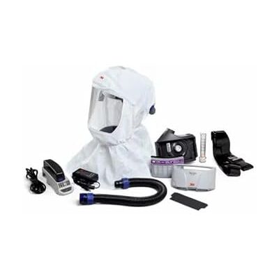 3M Versaflo Gebläseatemschutz-System, leicht zu reinigendes, gebrauchsfertiges Kit, TR-300E+ ECK, grau/schwarz 3M Versaflo Gebläseatemschutz-System, leicht zu reinigendes, gebrauchsfertiges Kit, TR-300E+ ECK, grau/schwarz