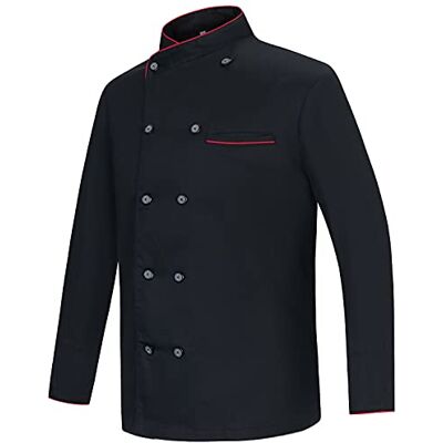 MISEMIYA Damen-KOCHJACKE Damen-KOCH-UNIFORM Damen-KOCHJACKE Hospitality Uniform Ref.844 XX-Large, Kochjacken Herren 844 Schwarz MISEMIYA Damen-KOCHJACKE Damen-KOCH-UNIFORM Damen-KOCHJACKE Hospitality Uniform Ref.844 XX-Large, Kochjacken Herren 844 Schwarz