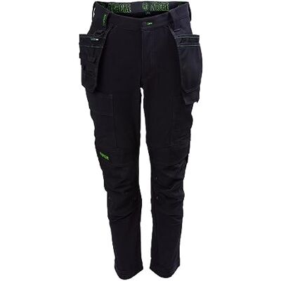 APACHE Herren Calgary Stretchhose, schmale Passform Arbeitshose, Schwarz, 32W / 29L APACHE Herren Calgary Stretchhose, schmale Passform Arbeitshose, Schwarz, 32W / 29L