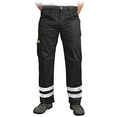 REIS Warnhose Arbeitshose mit Reflektionsstreifen Gr. 50, der EN471 REIS Warnhose Arbeitshose mit Reflektionsstreifen Gr. 50, der EN471