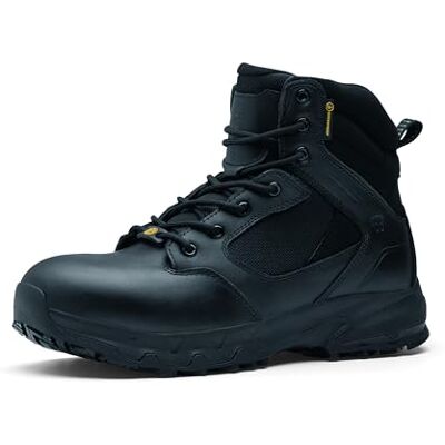 Shoes for Crews Defense Mid, Arbeitsschuhe (ohne Stahlkappe) CE-Zertifiziert 02 HRO WR SRC, Unisex Stiefel mit Rutschfester Außensohle, Wasserfeste Schuhe für Herren und Damen Shoes for Crews Defense Mid, Arbeitsschuhe (ohne Stahlkappe) CE-Zertifiziert 02 HRO WR SRC, Unisex Stiefel mit Rutschfester Außensohle, Wasserfeste Schuhe für Herren und Damen