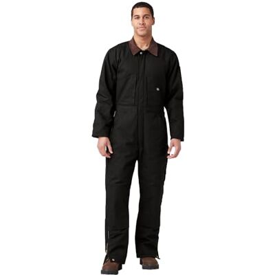 Dickies Isolierter Herren-Overall mit Entenmuster, Schwarz, M Regular Dickies Isolierter Herren-Overall mit Entenmuster, Schwarz, M Regular