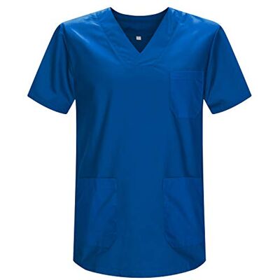 MISEMIYA Medizinische Uniformen Unisex Top Krankenschwester Krankenhaus Berufskleidung 5XL, Azul 37 MISEMIYA Medizinische Uniformen Unisex Top Krankenschwester Krankenhaus Berufskleidung 5XL, Azul 37