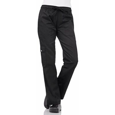 Chef Works Cargo-Kochhose für Damen, Schwarz, M Chef Works Cargo-Kochhose für Damen, Schwarz, M