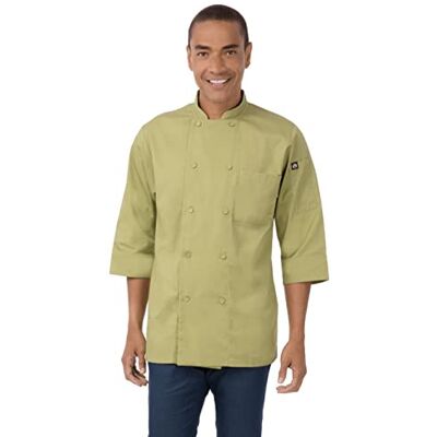 Chef Works Herren-Kochmantel Marokko, Limette, Medium Chef Works Herren-Kochmantel Marokko, Limette, Medium