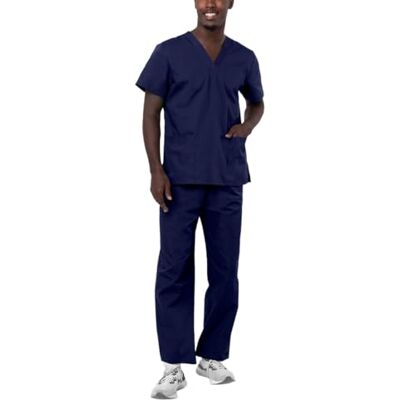ADAR Medical Uniforms Adar Uniforms UniformsUniversal Unisex Pflegebekleidung Unisex Set mit Kordelzug 701 Navy 4X, 701NVY4X, xs ADAR Medical Uniforms Adar Uniforms UniformsUniversal Unisex Pflegebekleidung Unisex Set mit Kordelzug 701 Navy 4X, 701NVY4X, xs