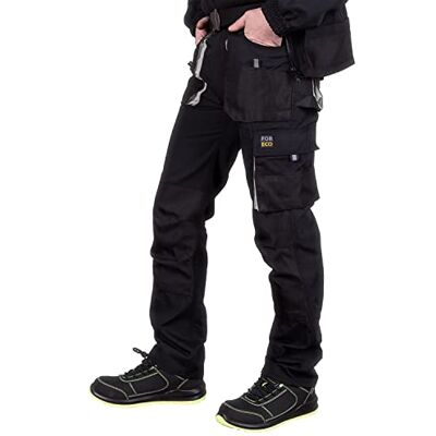 REIS FORECO-T BJS48 Arbeitshosen Männer Arbeitshose Schnittschutzhose Arbeithose Herren Schwarz Hellgrau 48 Größe REIS FORECO-T BJS48 Arbeitshosen Männer Arbeitshose Schnittschutzhose Arbeithose Herren Schwarz Hellgrau 48 Größe