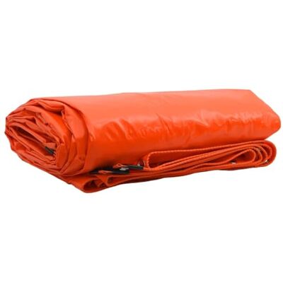 vidaXL Plane 650g / m² Orange 3,5 x 5 m Canvas mit PVC-Beschichtung vidaXL Plane 650g / m² Orange 3,5 x 5 m Canvas mit PVC-Beschichtung